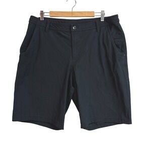 Lululemon Mens Black Shorts Size 38 Athletic Casual 10"‎ Inseam
